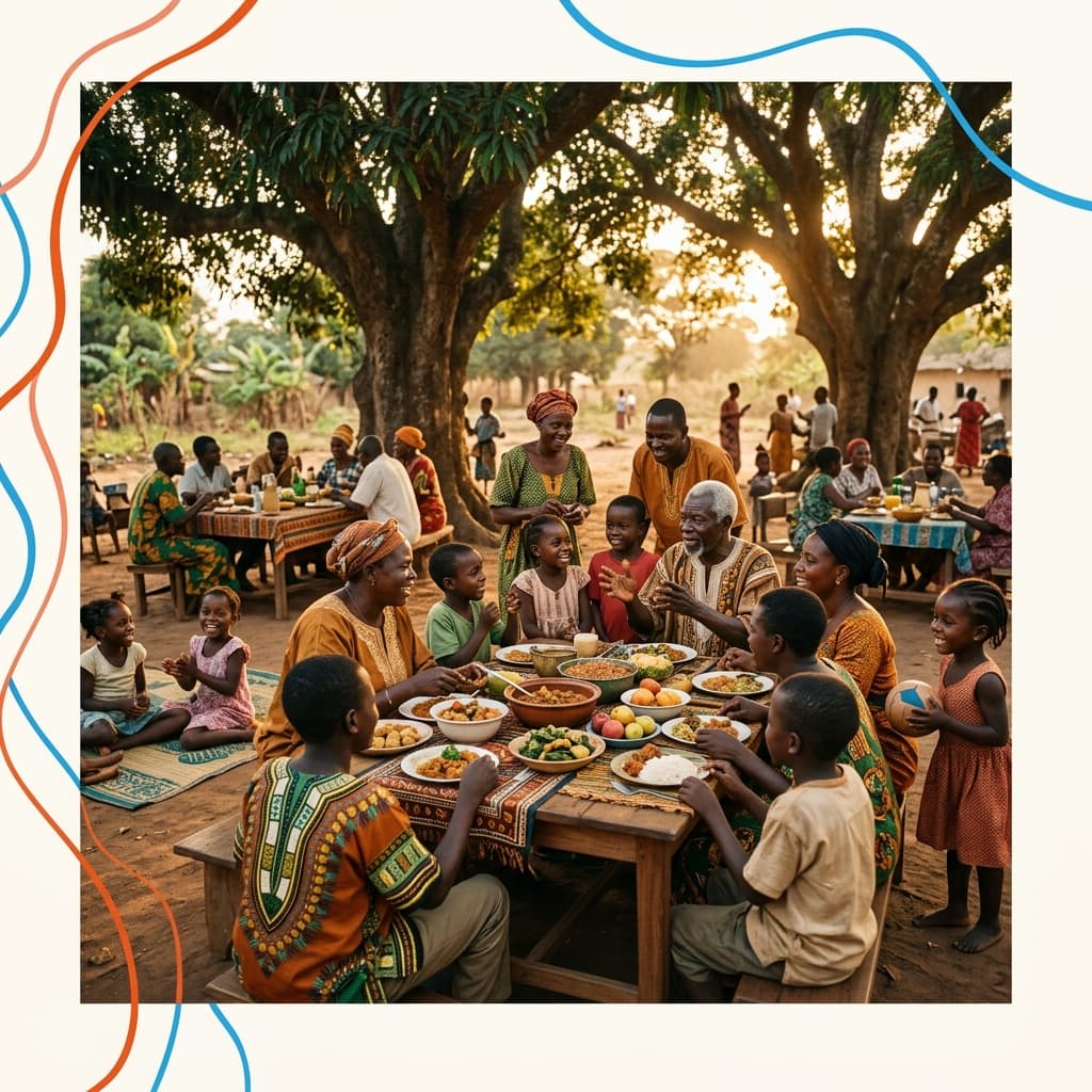 Community gathering - Mendem Foundation